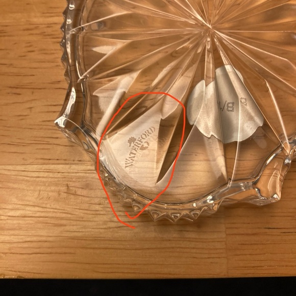 Waterford Crystal Oval Ring/Trinket Tray Excellent Condition. Sunburst Pattern - Picture 7 of 16